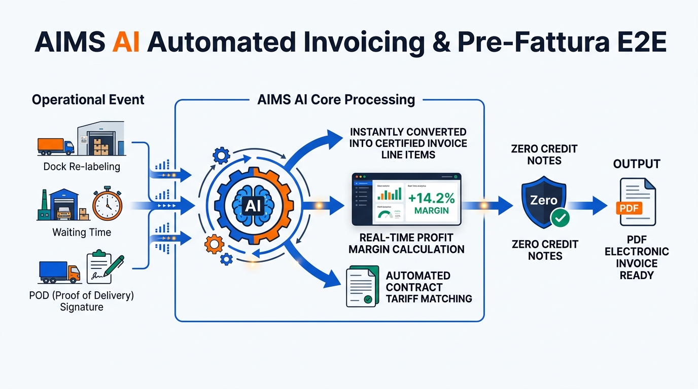 AIMS AI Automated Invoicing Diagram