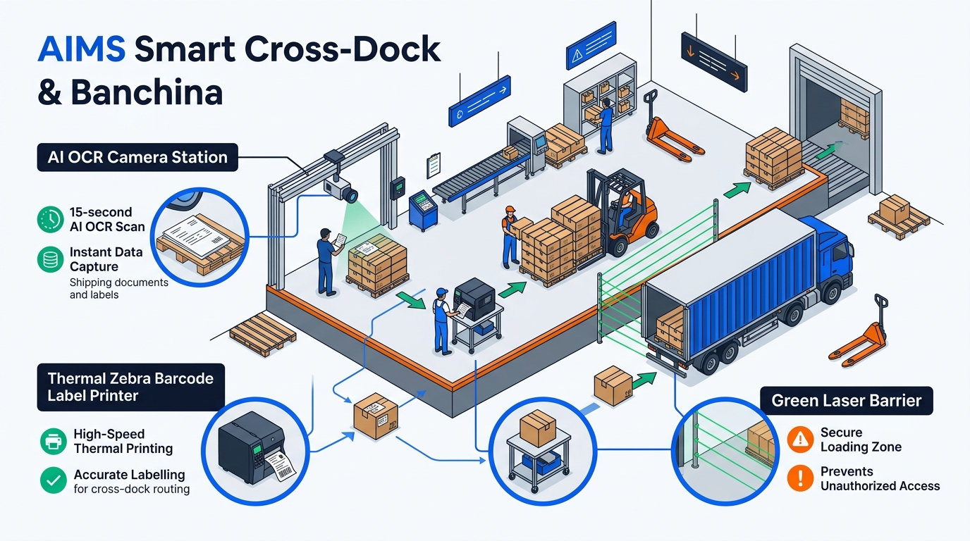 AIMS Smart Cross Dock Diagram