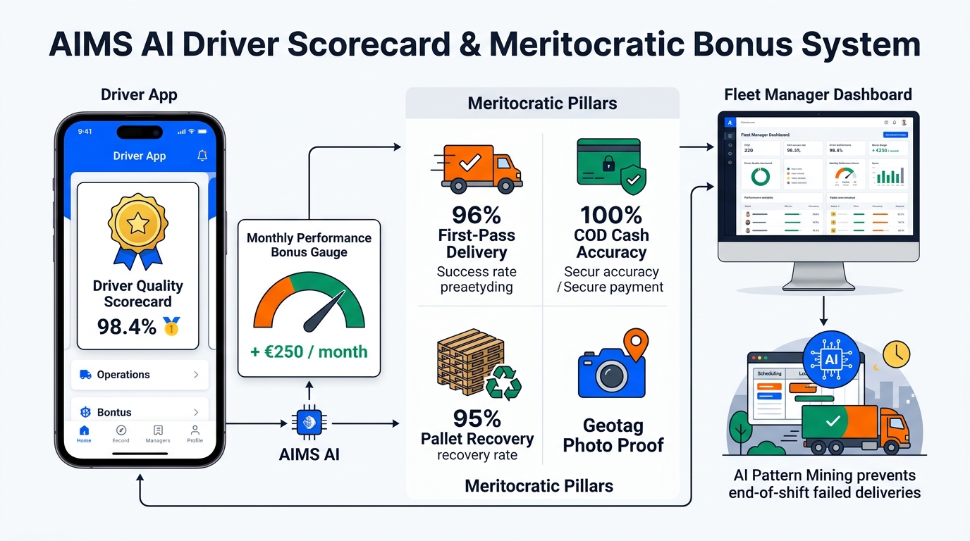 AIMS AI Driver Scorecard & Meritocratic Bonus System